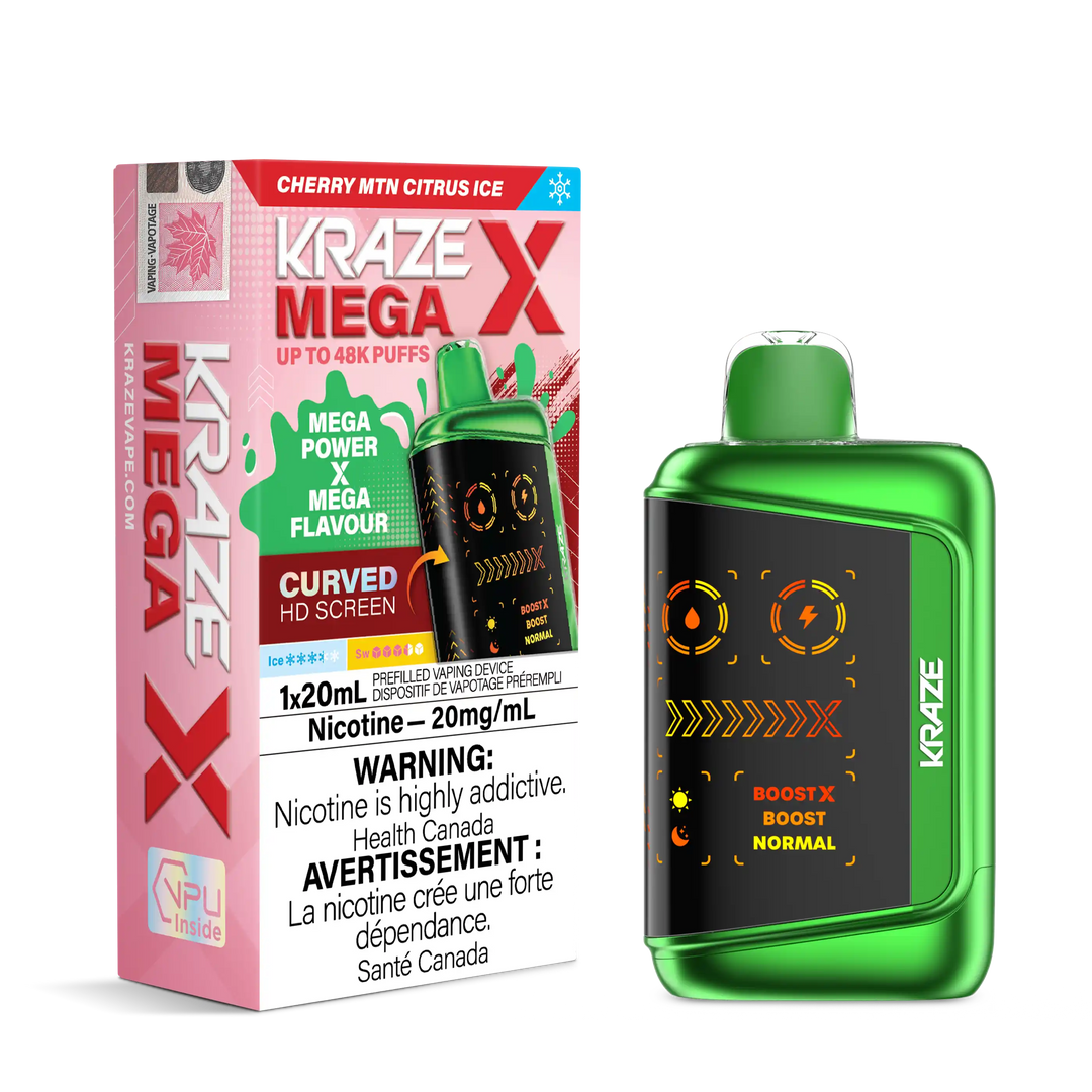 Cherry MTN Citrus Ice Kraze Mega X - Disposable 48K