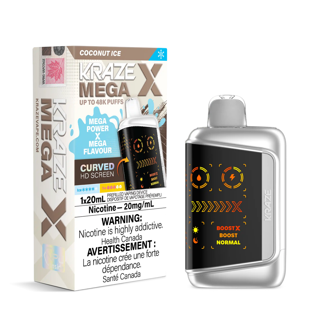 Coconut Ice Kraze Mega X - Disposable 48K