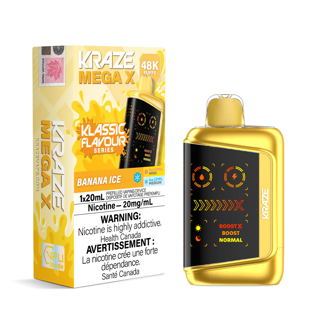 Banana Ice Kraze Mega X - Disposable 48K