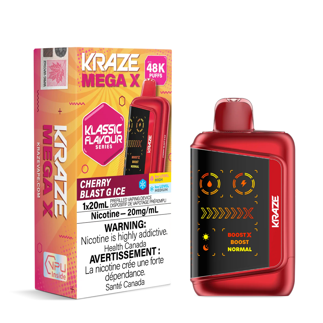 Cherry Blast G Ice Kraze Mega X - Disposable 48K