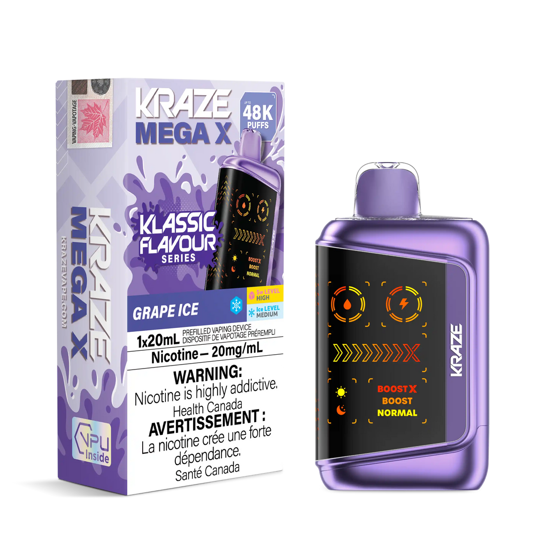 Grape Ice Kraze Mega X - Disposable 48K