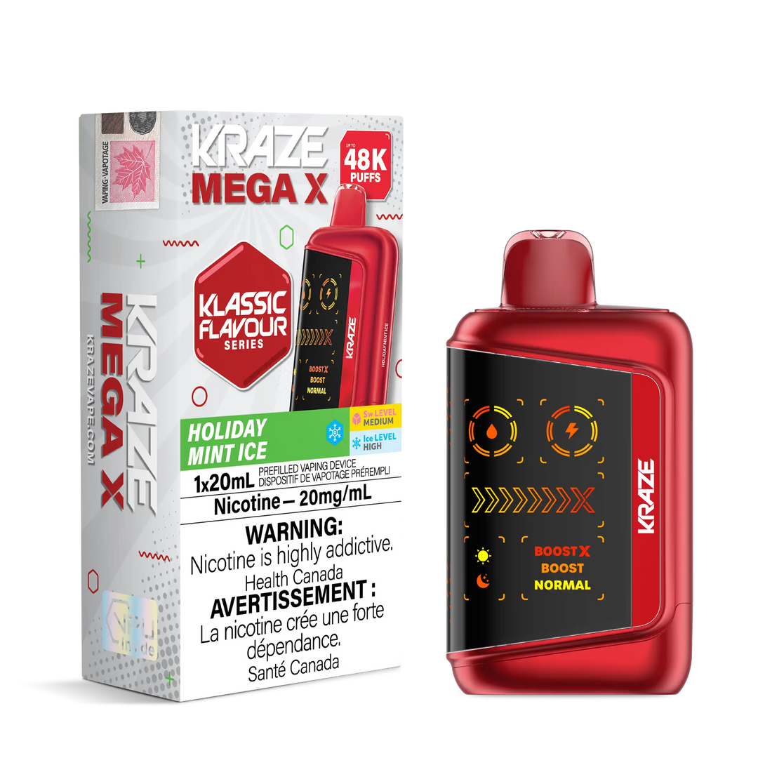 Holiday Mint Ice Kraze Mega X - Disposable 48K