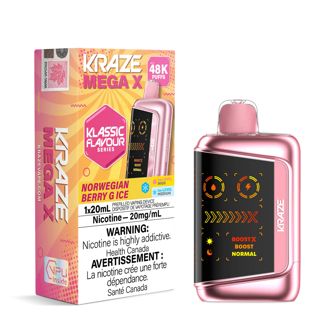 Norwegian Berry G Ice Kraze Mega X - Disposable 48K