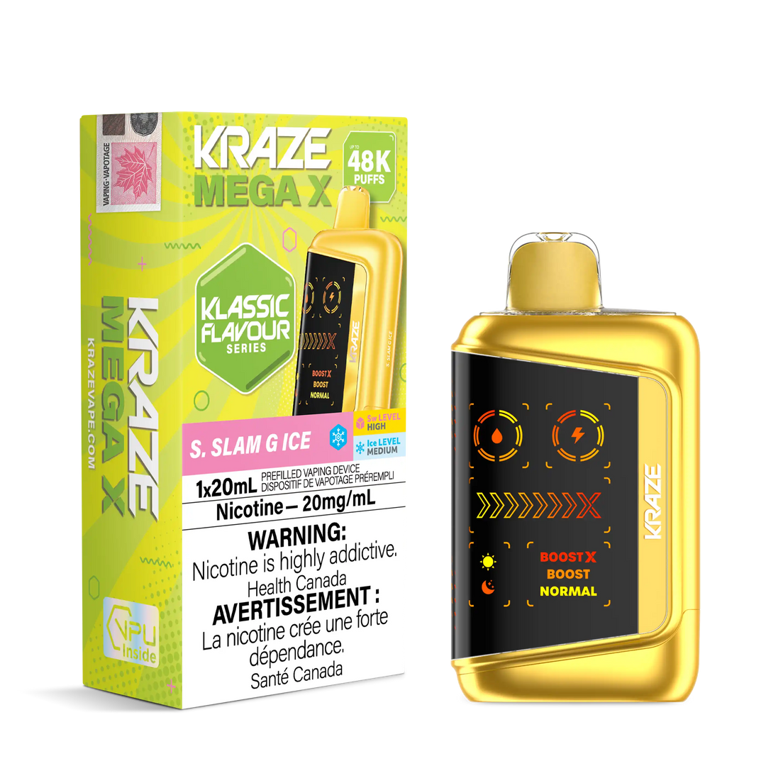 S. Slam G Ice Kraze Mega X - Disposable 48K