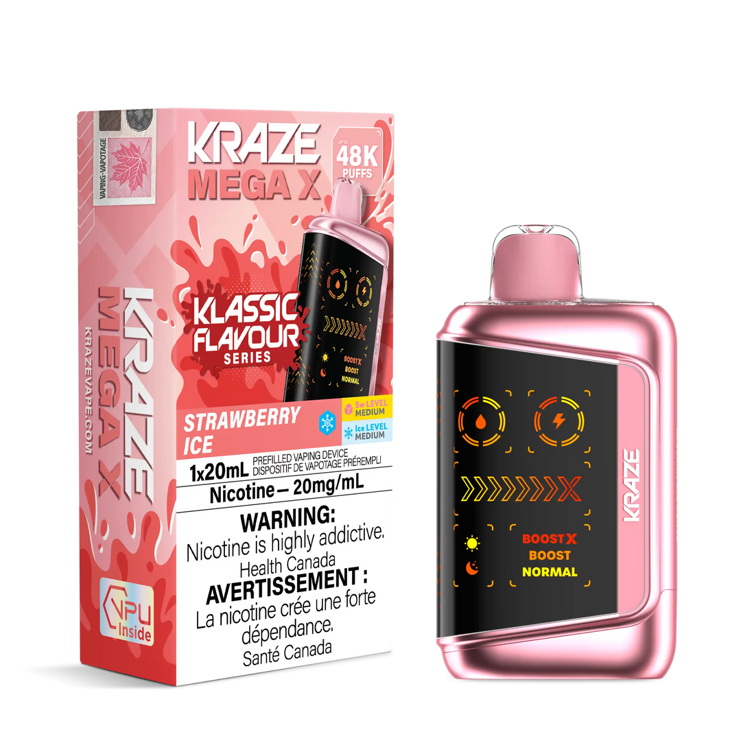 Strawberry Ice Kraze Mega X - Disposable 48K