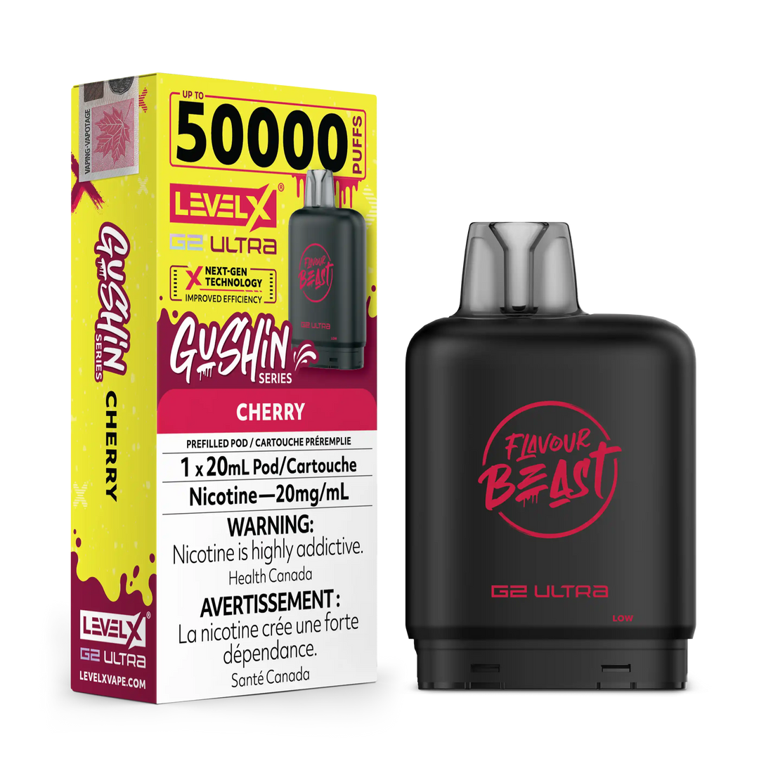 Gushin Cherry by Level X Flavour Beast G2 Ultra 50K