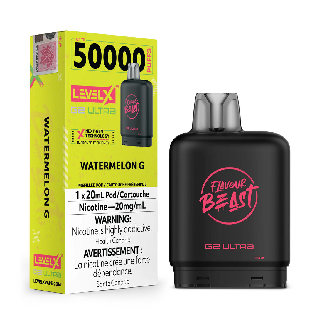 Watermelon G by Level X Flavour Beast G2 Ultra 50K by LEVEL X BY FLAVOUR BEAST