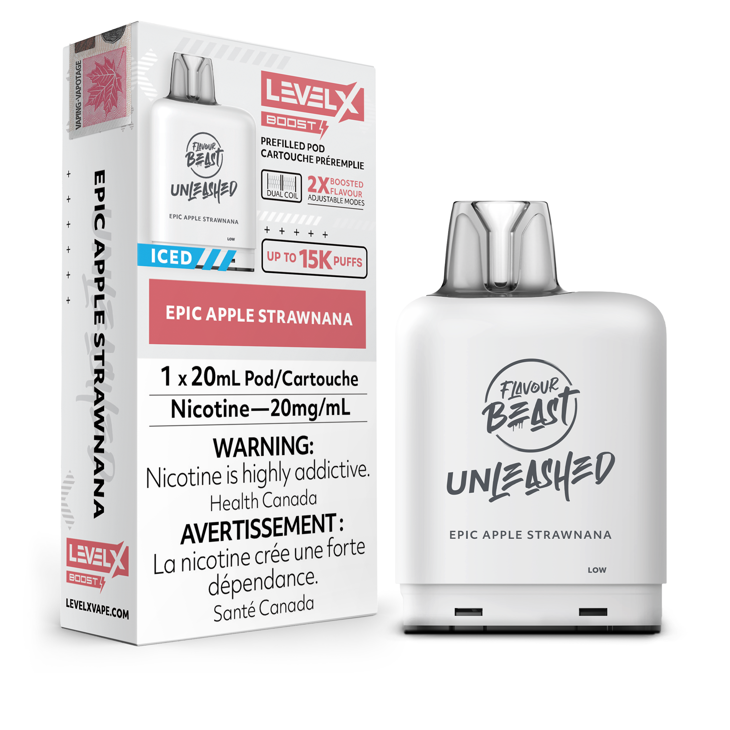 Level X - Flavour Beast Boost Unleashed Pods (15k puffs)(FEDERAL)