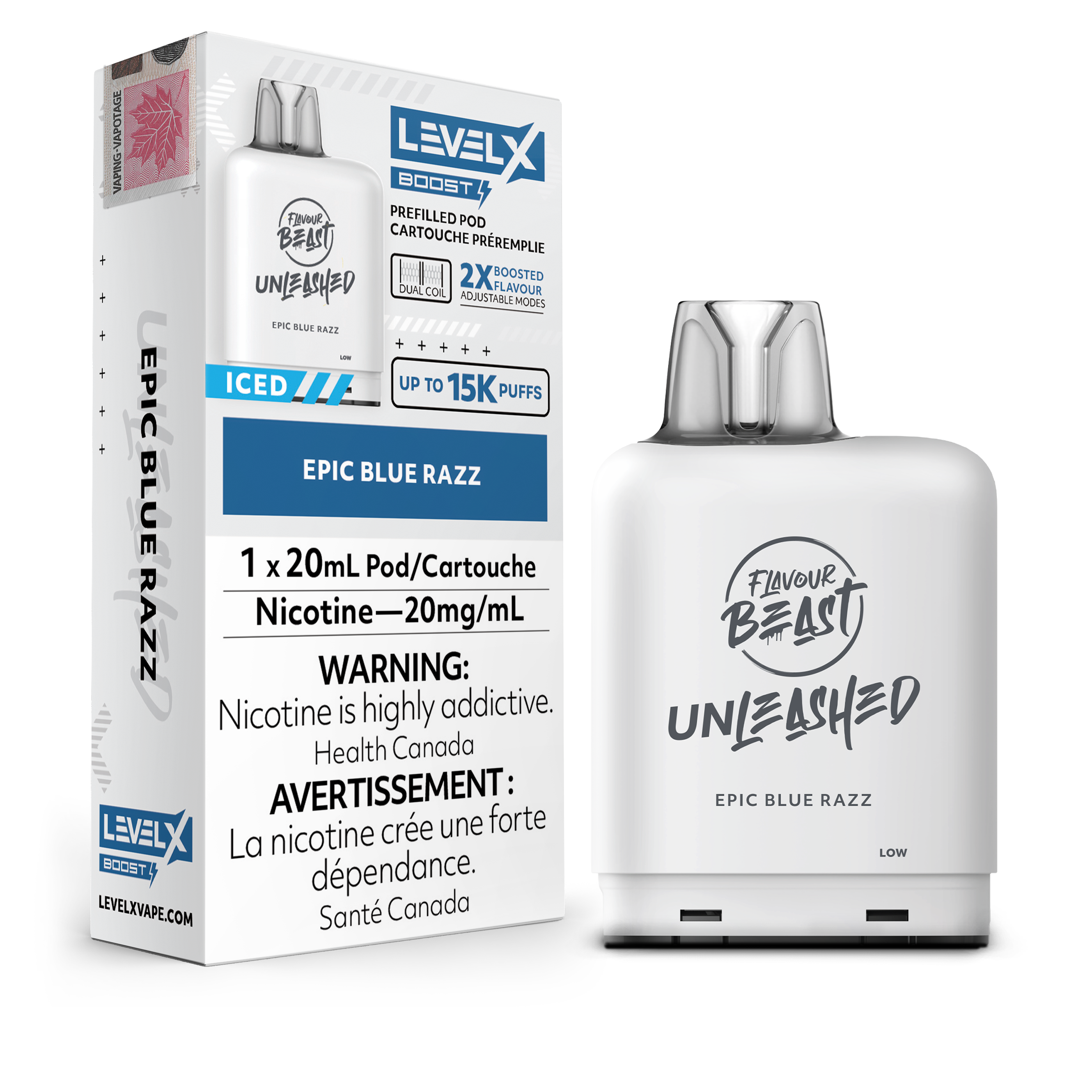 Level X - Flavour Beast Boost Unleashed Pods (15k puffs)(FEDERAL)