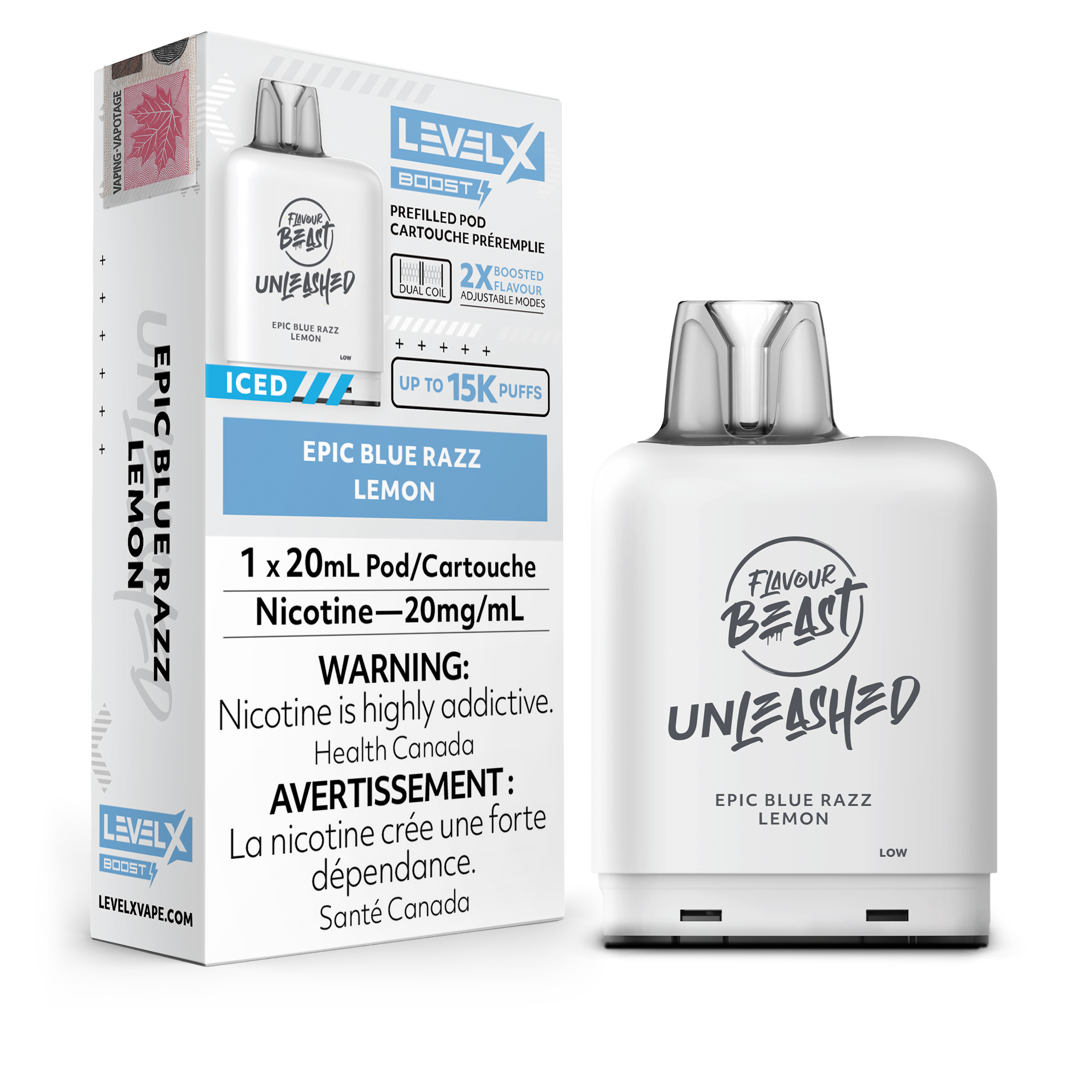 Level X - Flavour Beast Boost Unleashed Pods (15k puffs)(FEDERAL)