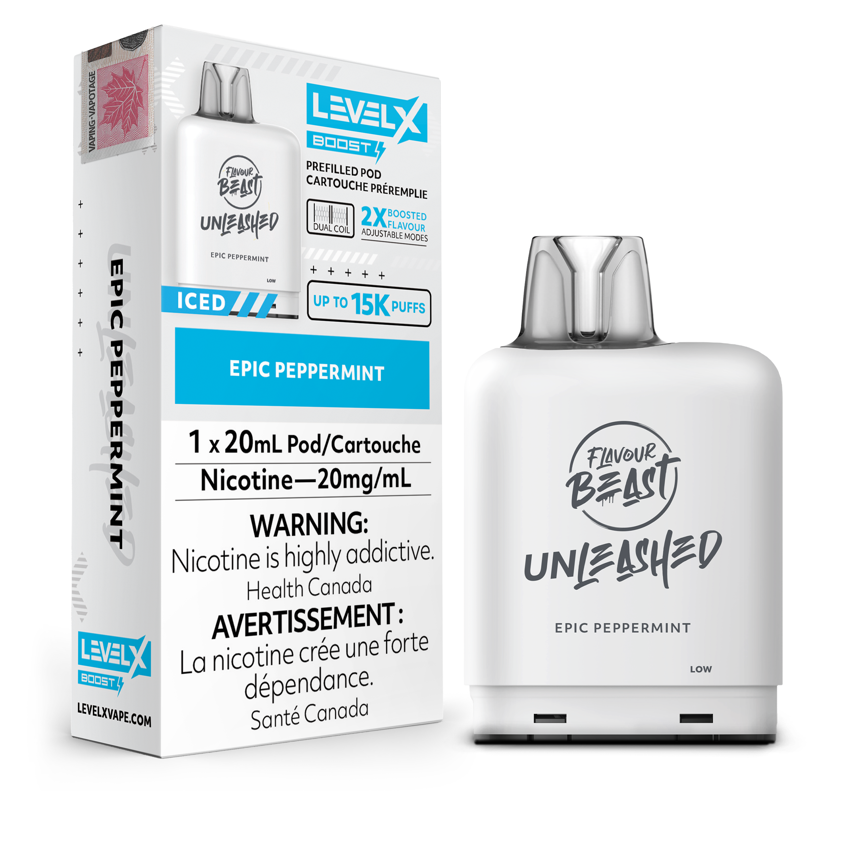 Level X - Flavour Beast Boost Unleashed Pods (15k puffs)(FEDERAL)