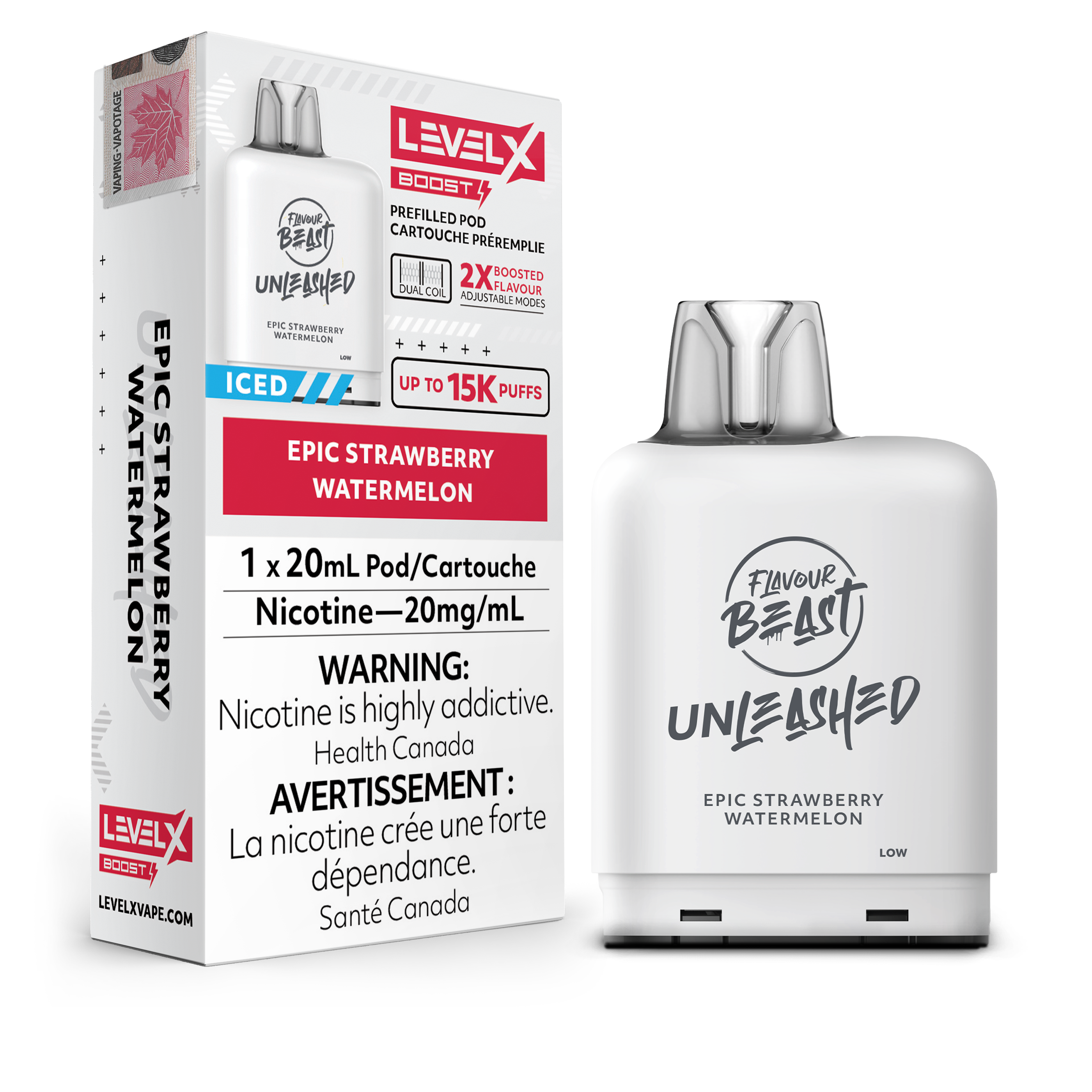Level X - Flavour Beast Boost Unleashed Pods (15k puffs)(FEDERAL)