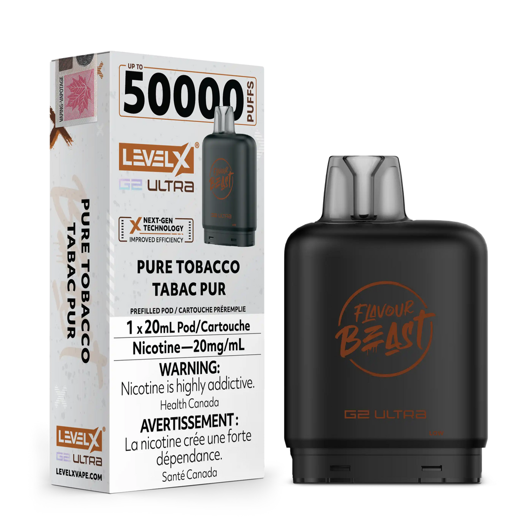 Pure Tobacco by Level X Flavour Beast G2 Ultra 50K