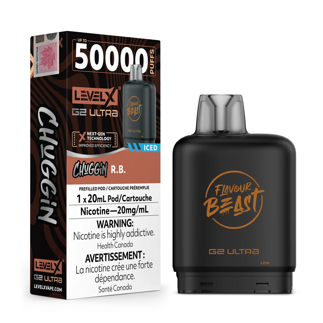 Level X G2 Ultra Pods 20 mL Flavour Beast Closed Pods up to 50K Puffs VIP Vape Level X G2 Ultra Pods 20 mL Flavour Beast Closed Pods up to 50K Puffs VIP Vape