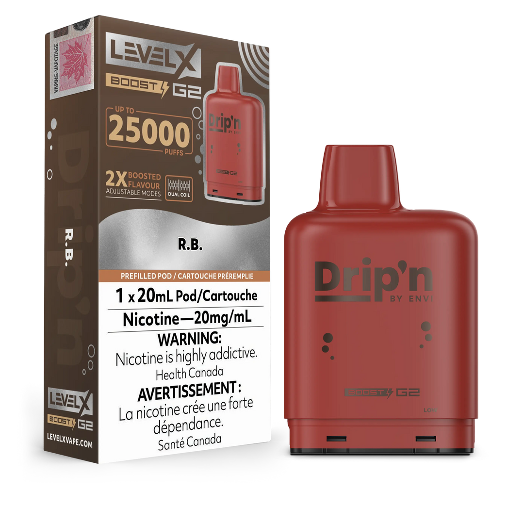 Level X Drip'n Pods – 7K, 25K & 50K Closed Pods for Level X Level X Drip'n Pods – 7K, 25K & 50K Closed Pods for Level X