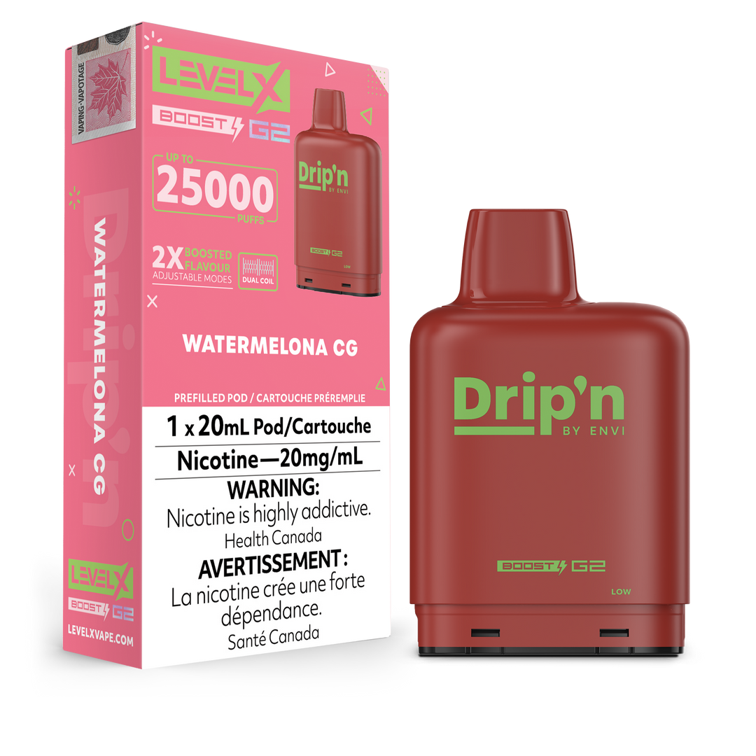 Level X Drip'n Pods – 7K, 25K & 50K Closed Pods for Level X Level X Drip'n Pods – 7K, 25K & 50K Closed Pods for Level X