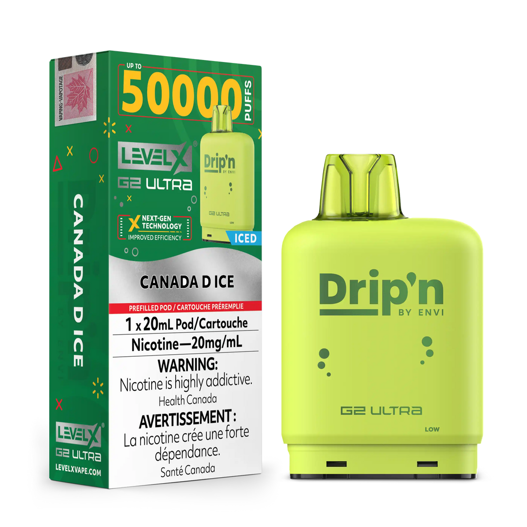 Canada D Ice by Level X Drip'n G2 Ultra 50K – 20mg by LEVEL X BY DRIP'N