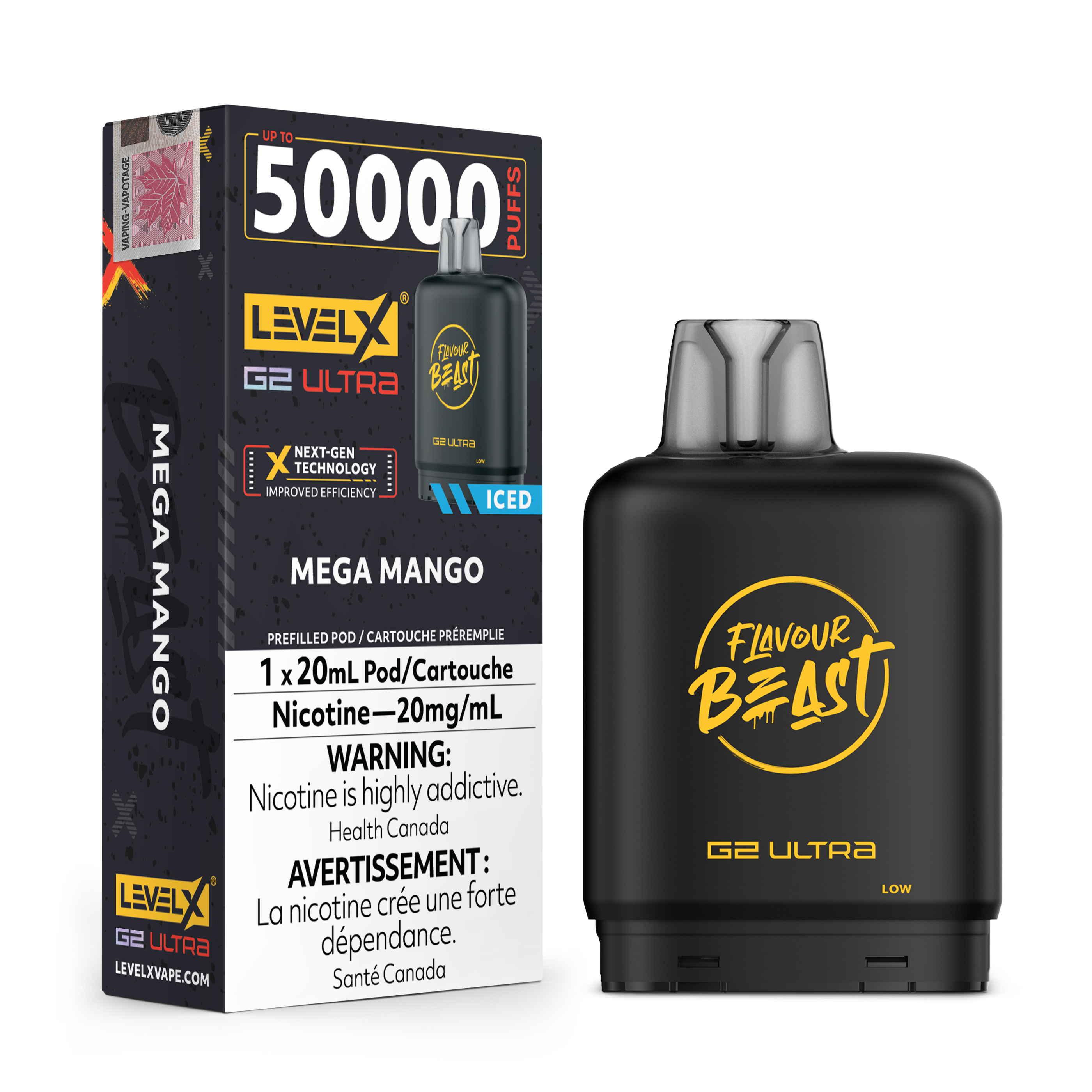 Level X - Ultra G2 Pods FB (50k Puffs) (PROVINCIAL)