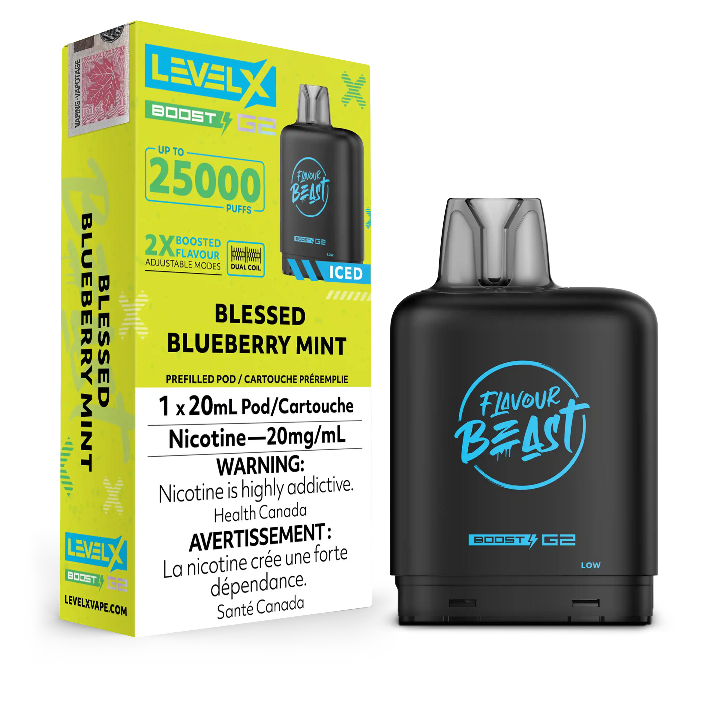 Level X - Flavour Beast Boost G2 Pods 25K