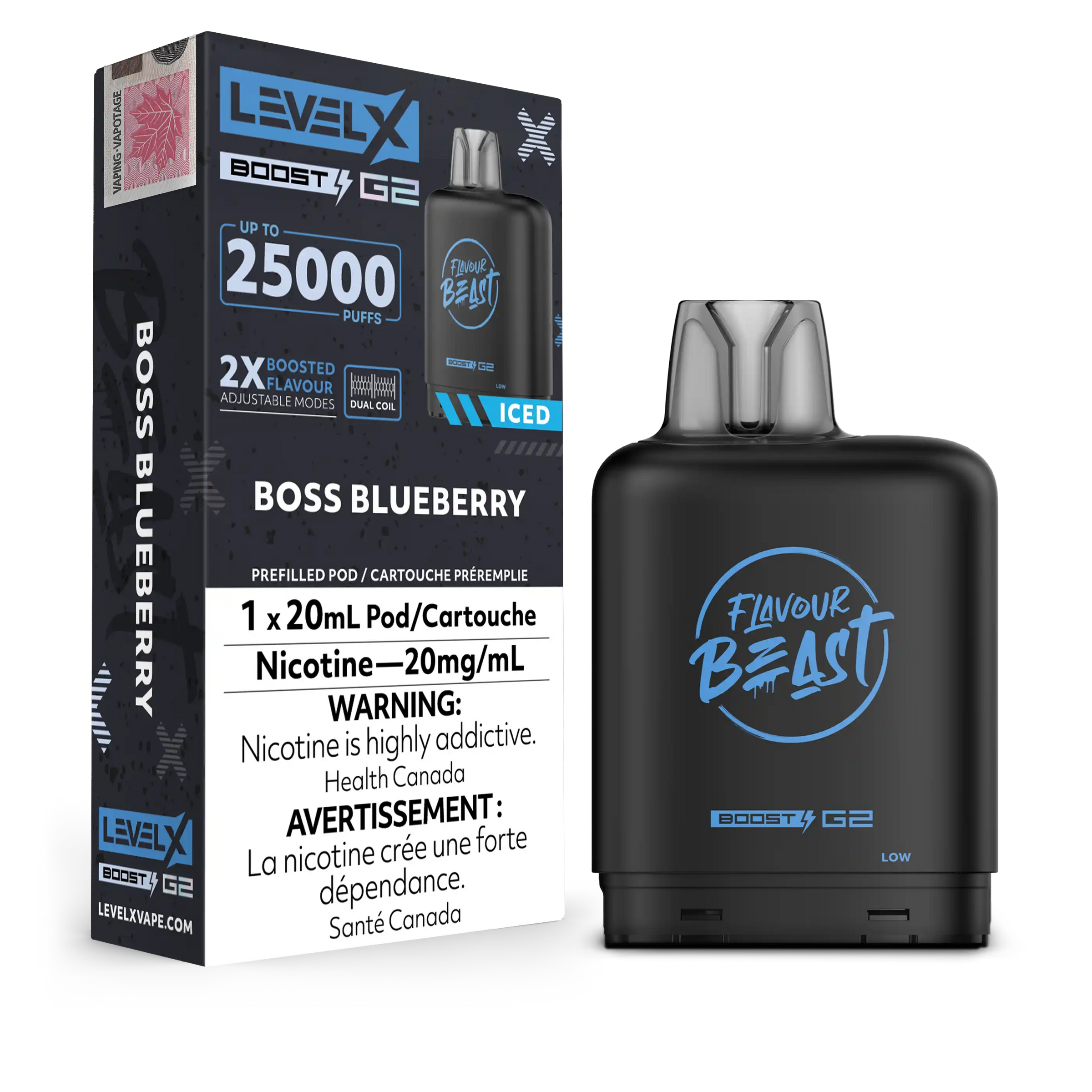 Level X - Flavour Beast Boost G2 Pods 25K