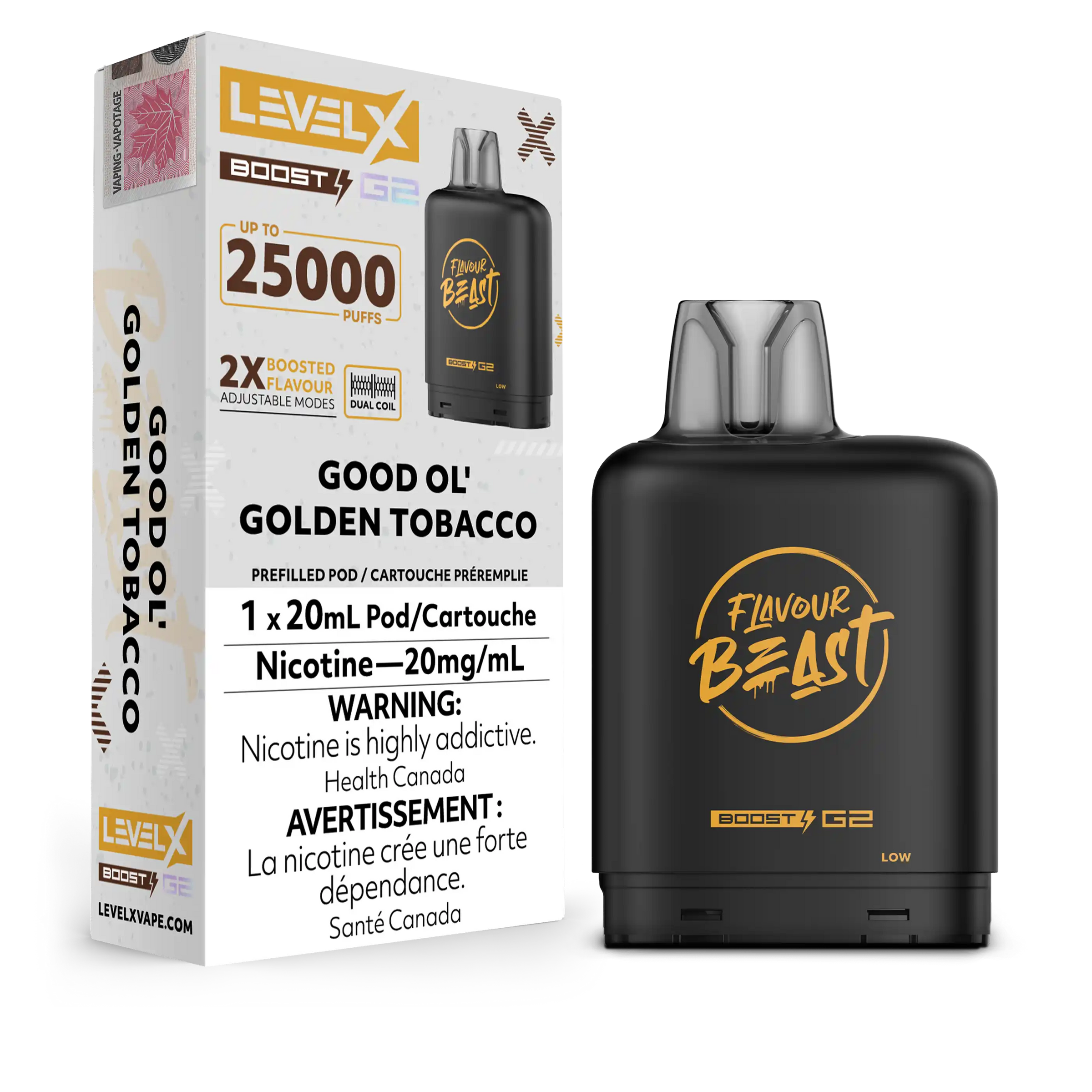Level X - Flavour Beast Boost G2 Pods 25K