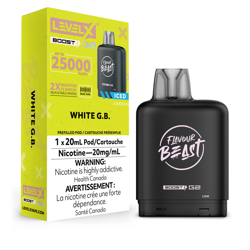 Level X - Flavour Beast Boost G2 Pods (25k puffs) (PROVINCIAL)
