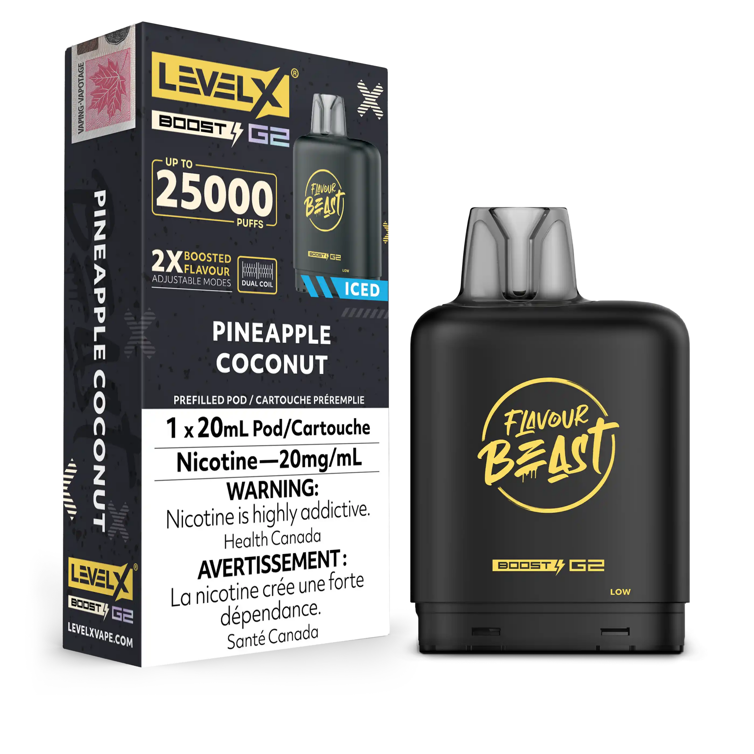Level X - Flavour Beast Boost G2 Pods 25K