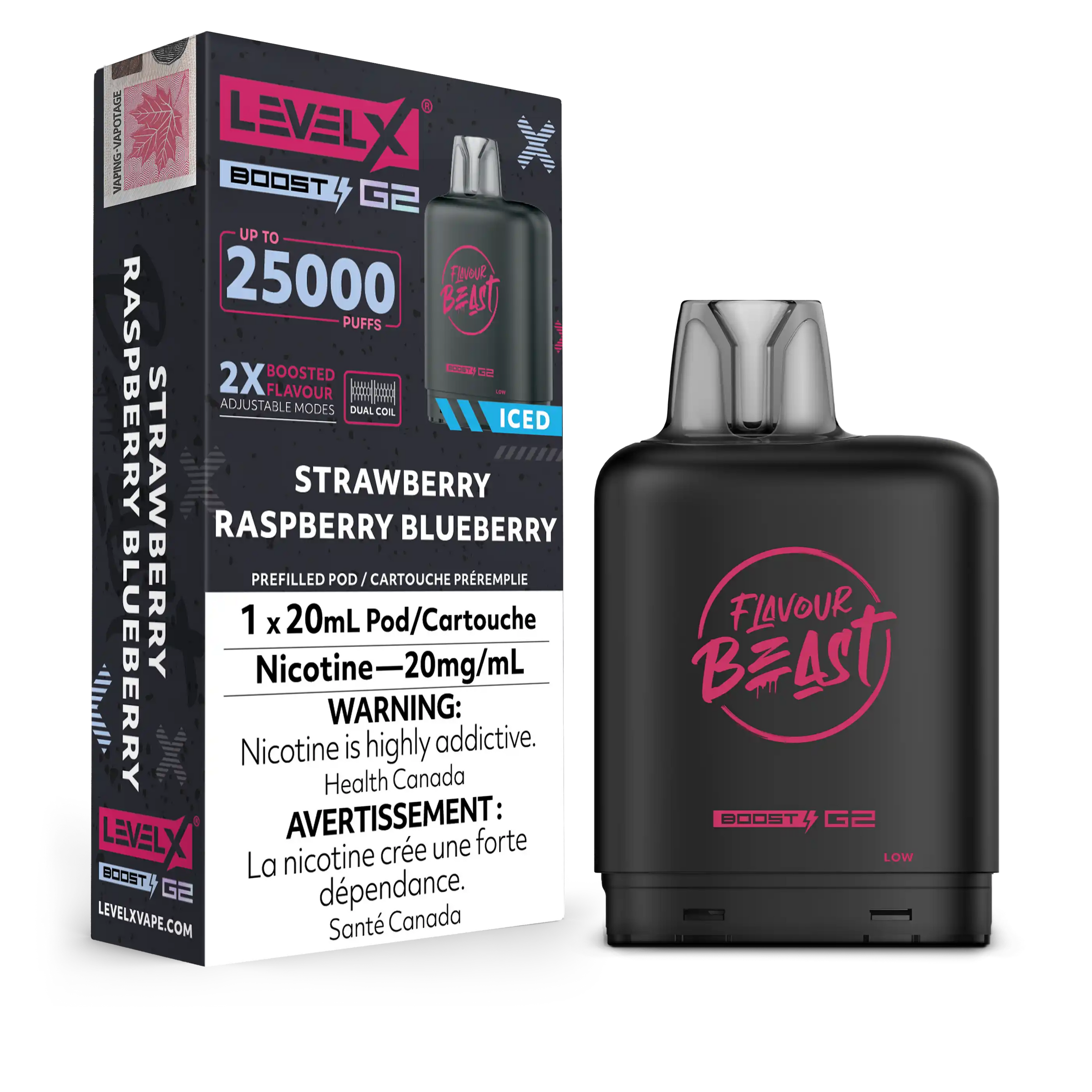 Level X - Flavour Beast Boost G2 Pods 25K