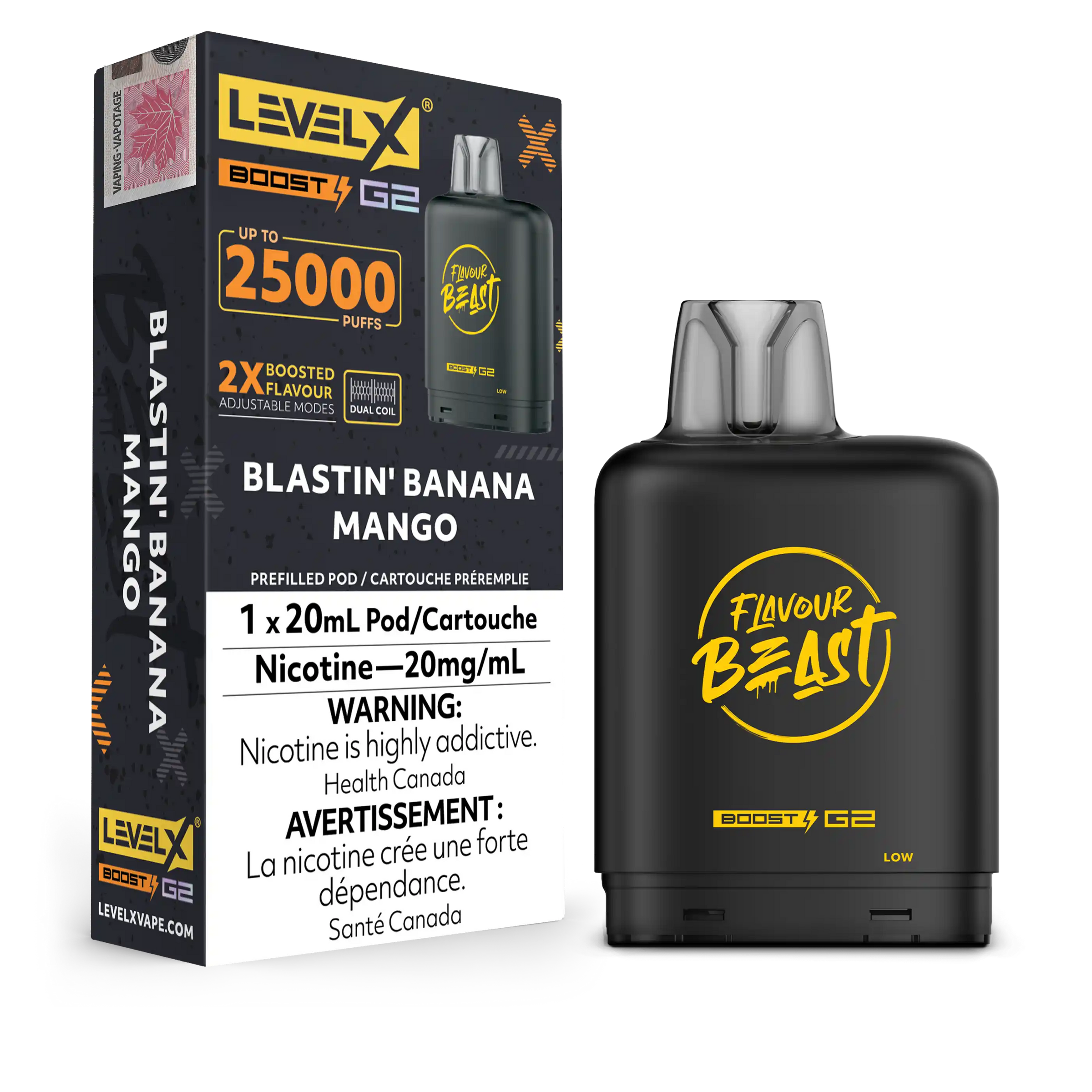 Level X - Flavour Beast Boost G2 Pods 25K