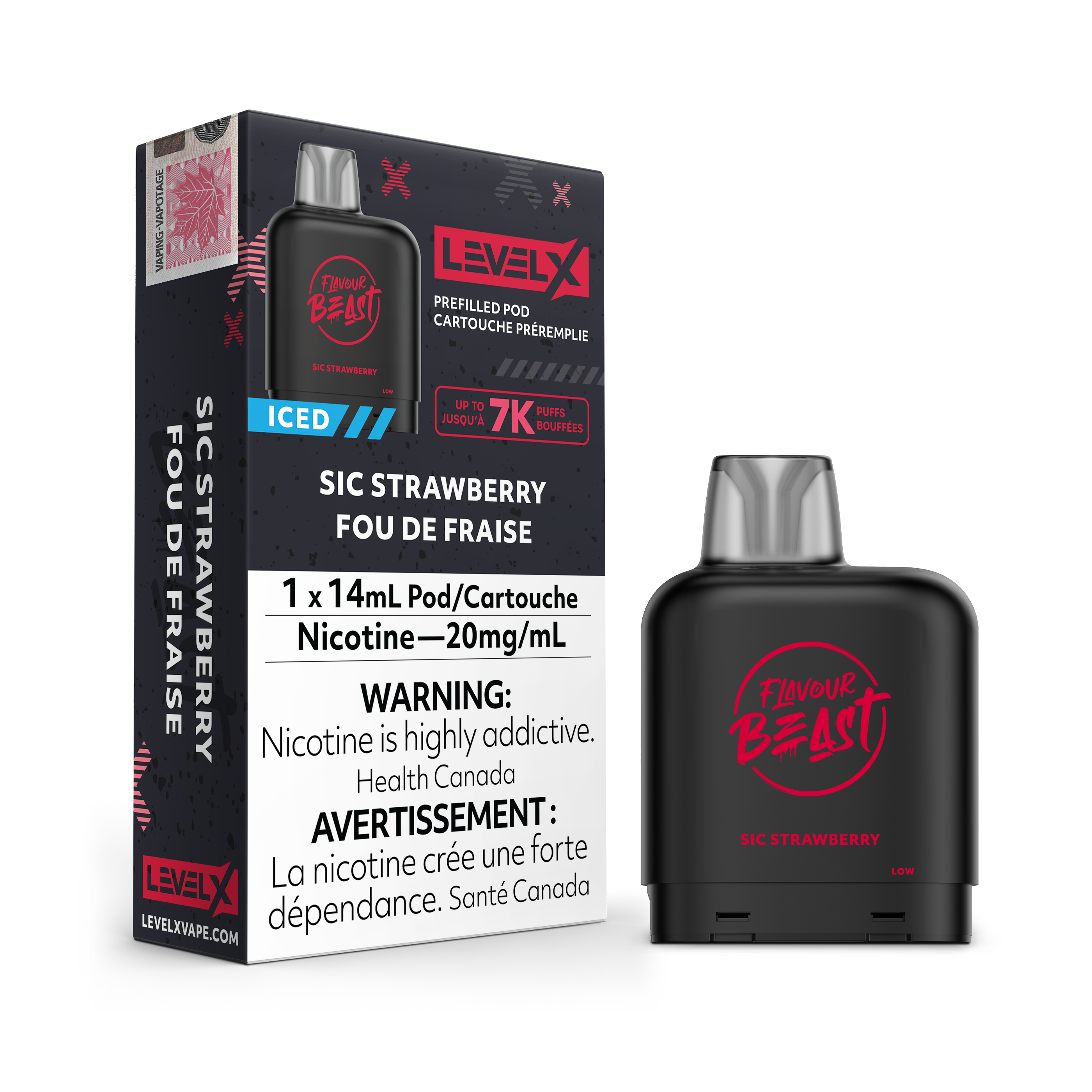 Level X - Beast Pods (7000 puffs)(FEDERAL)