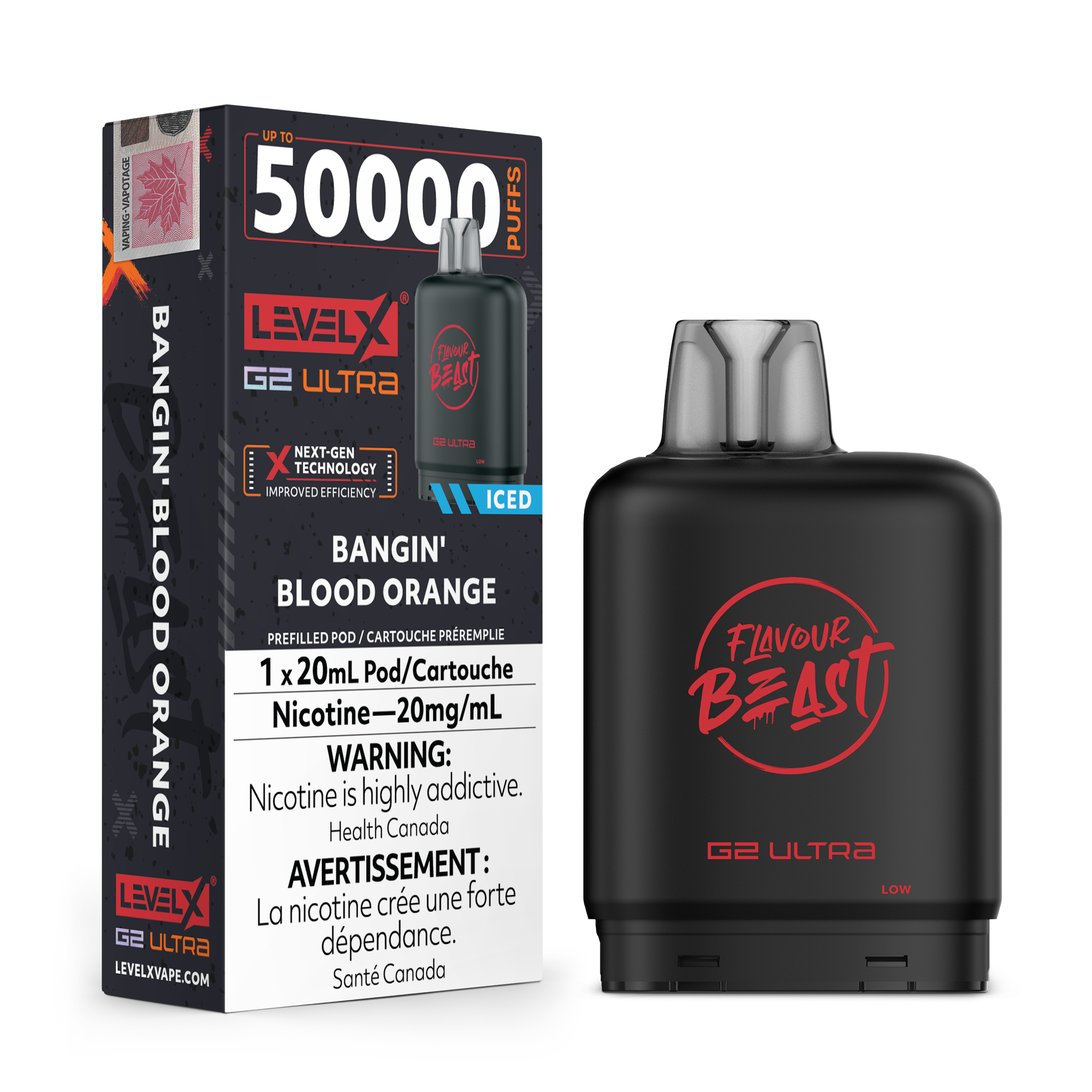 Level X - Ultra G2 Pods FB (50k Puffs) (PROVINCIAL)