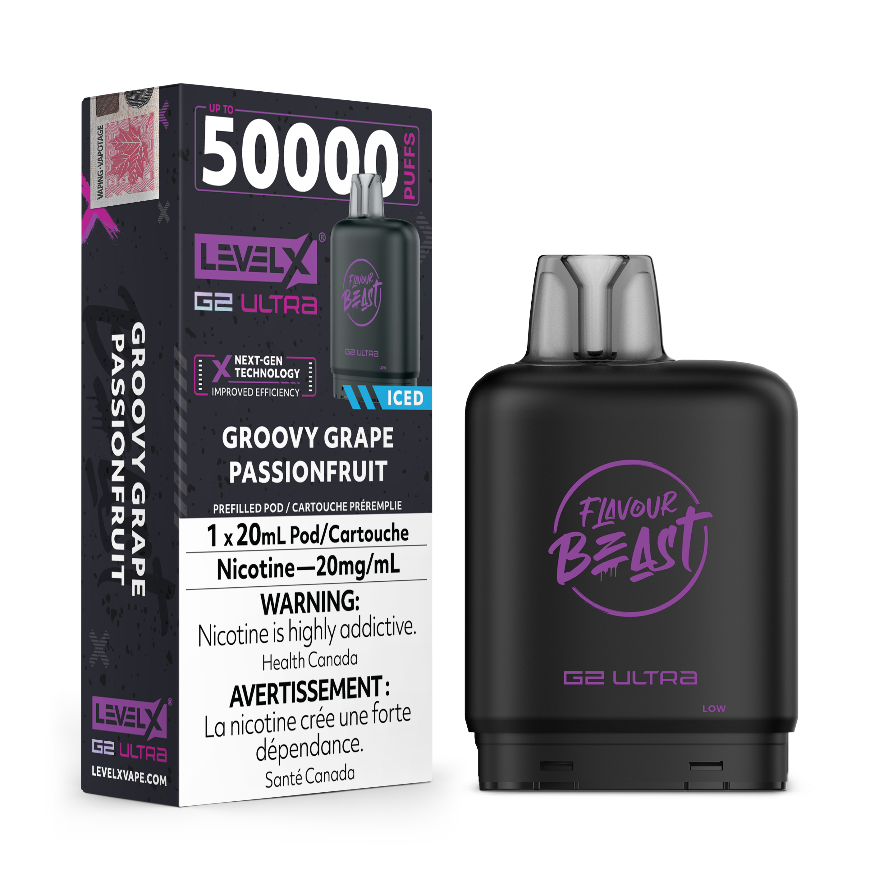 Level X - Ultra G2 Pods FB (50k Puffs) (PROVINCIAL)