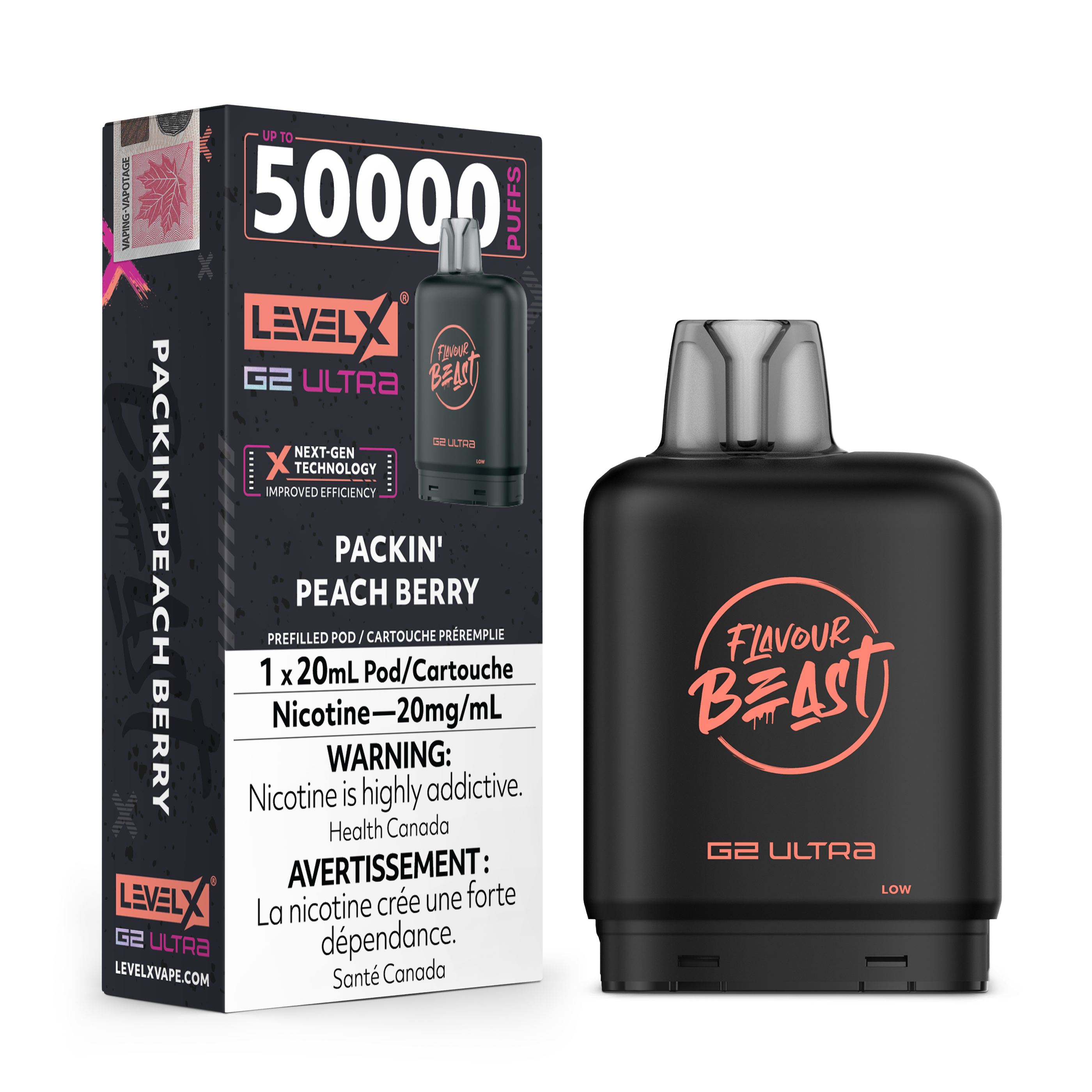 Level X - Ultra G2 Pods FB (50k Puffs) (PROVINCIAL)