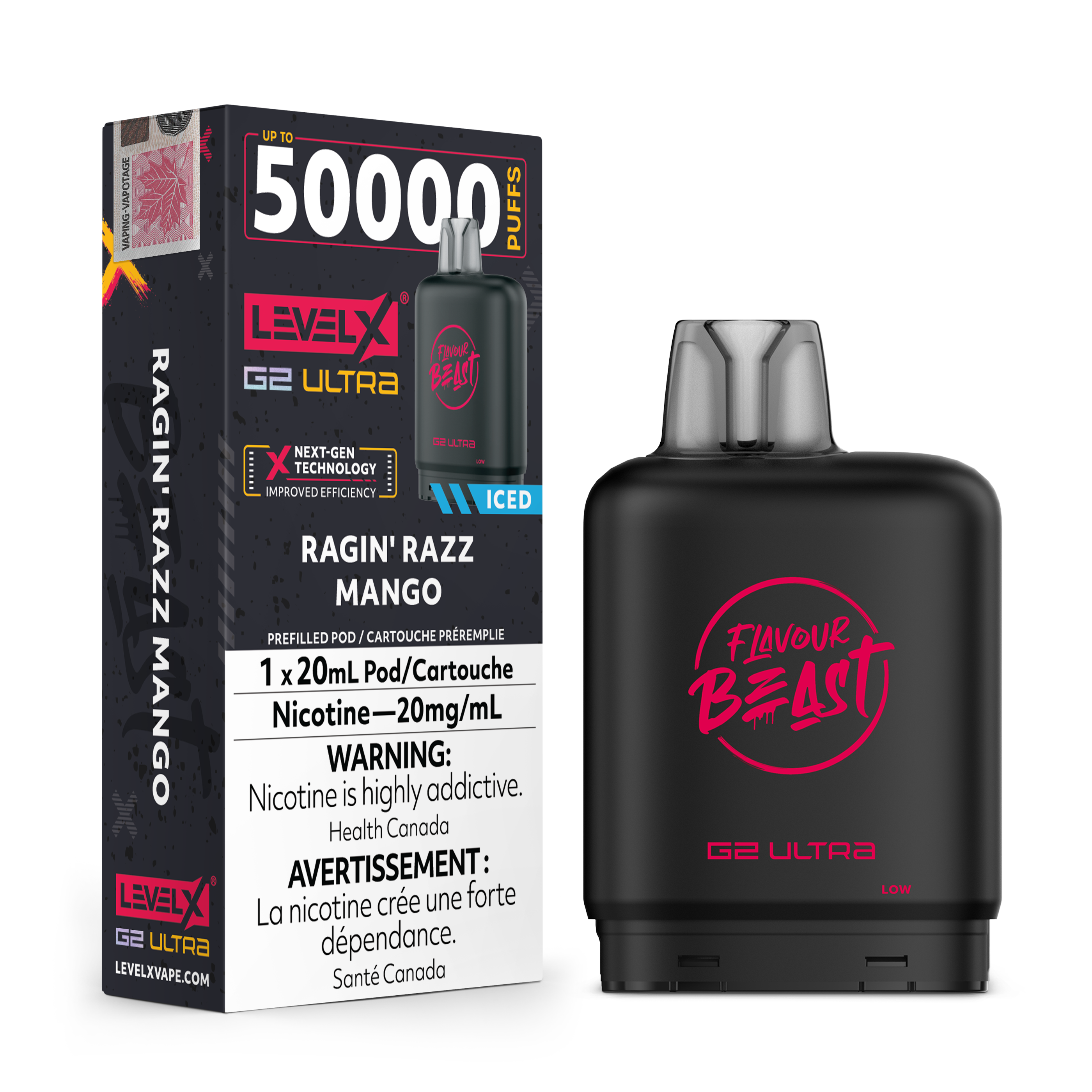 Level X - Ultra G2 Pods FB (50k Puffs) (PROVINCIAL)