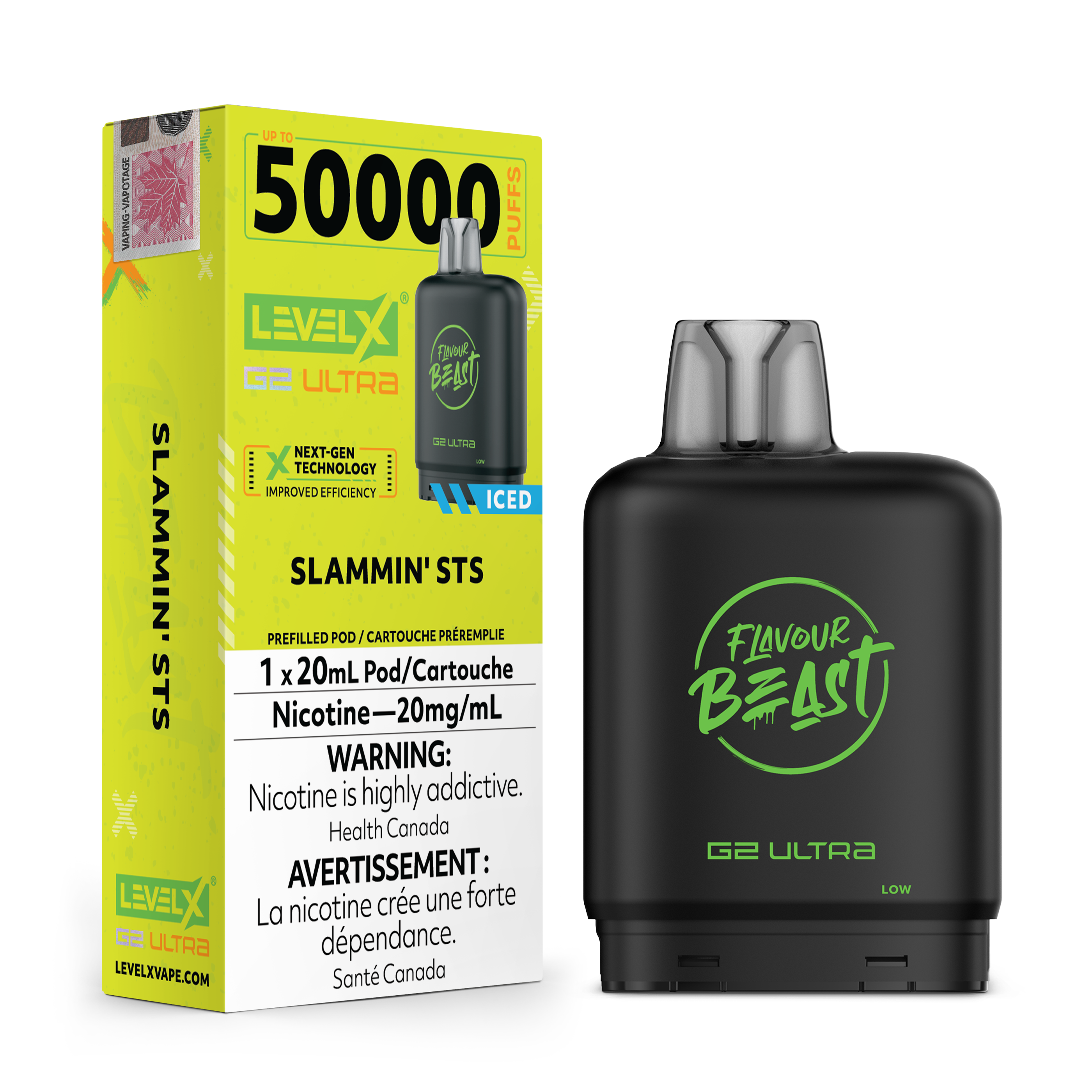 Level X - Ultra G2 Pods FB (50k Puffs) (PROVINCIAL)