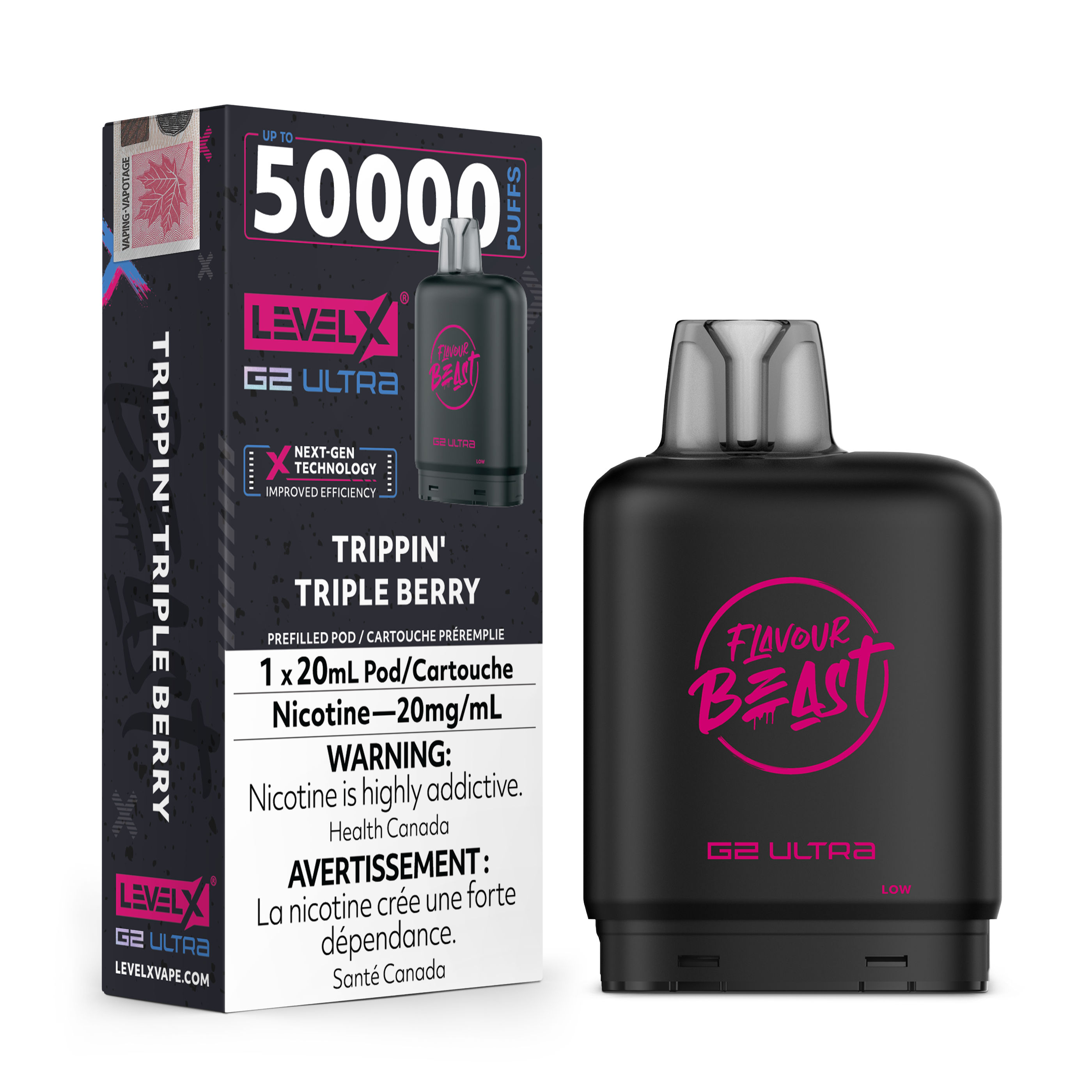 Level X - Ultra G2 Pods FB (50k Puffs) (PROVINCIAL)