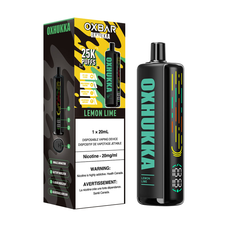 Oxbar Oxhukka - Disposable E-Cig (PROVINCIAL) (25k Puffs)