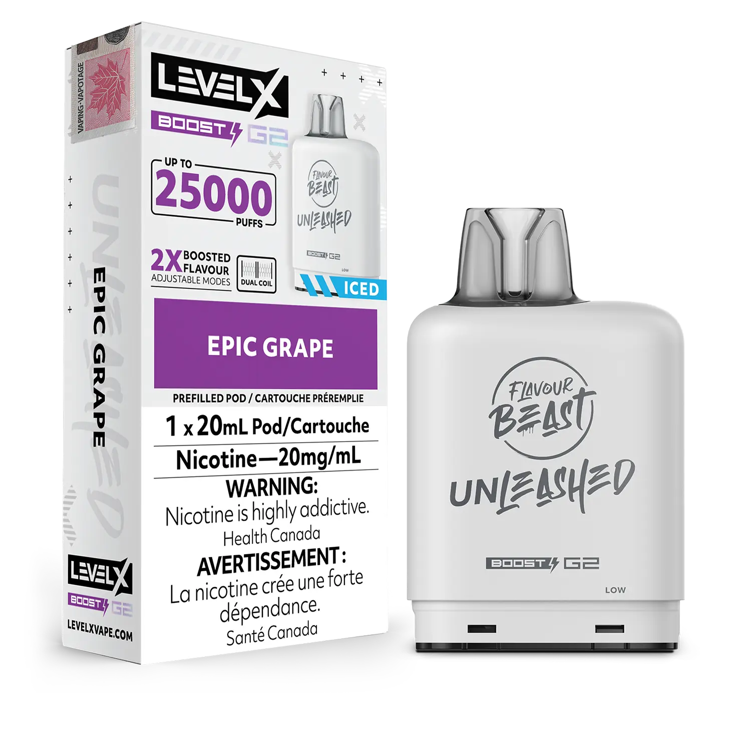 Level X - Flavour Beast Boost G2 Unleashed Pods 25K