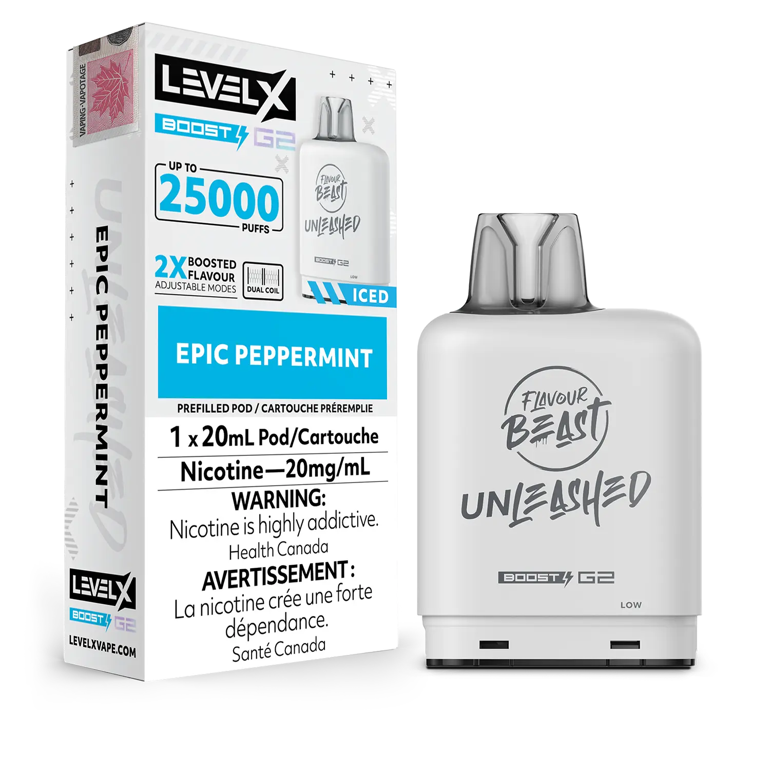 Level X - Flavour Beast Boost G2 Unleashed Pods 25K