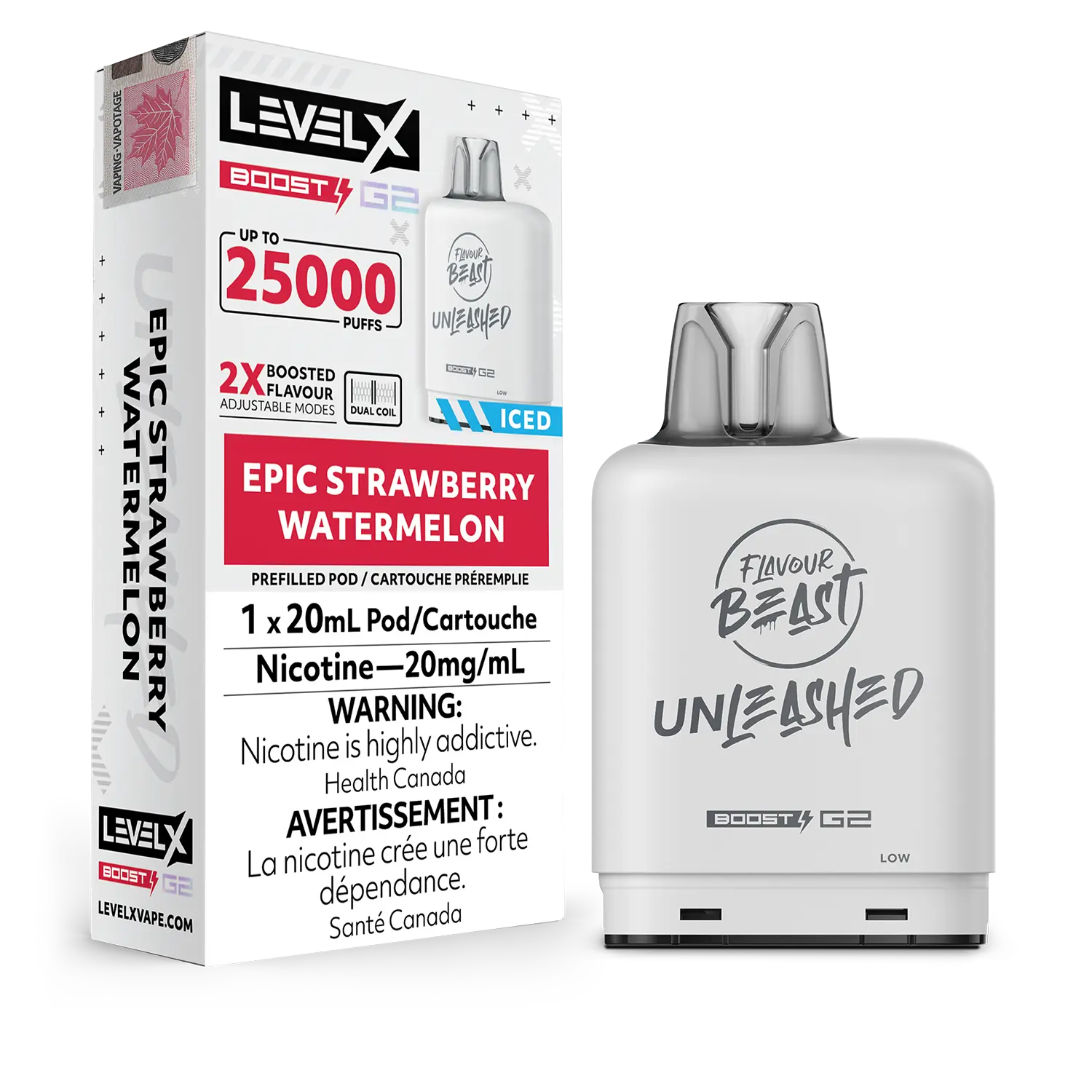 Level X - Flavour Beast Boost G2 Unleashed Pods 25K