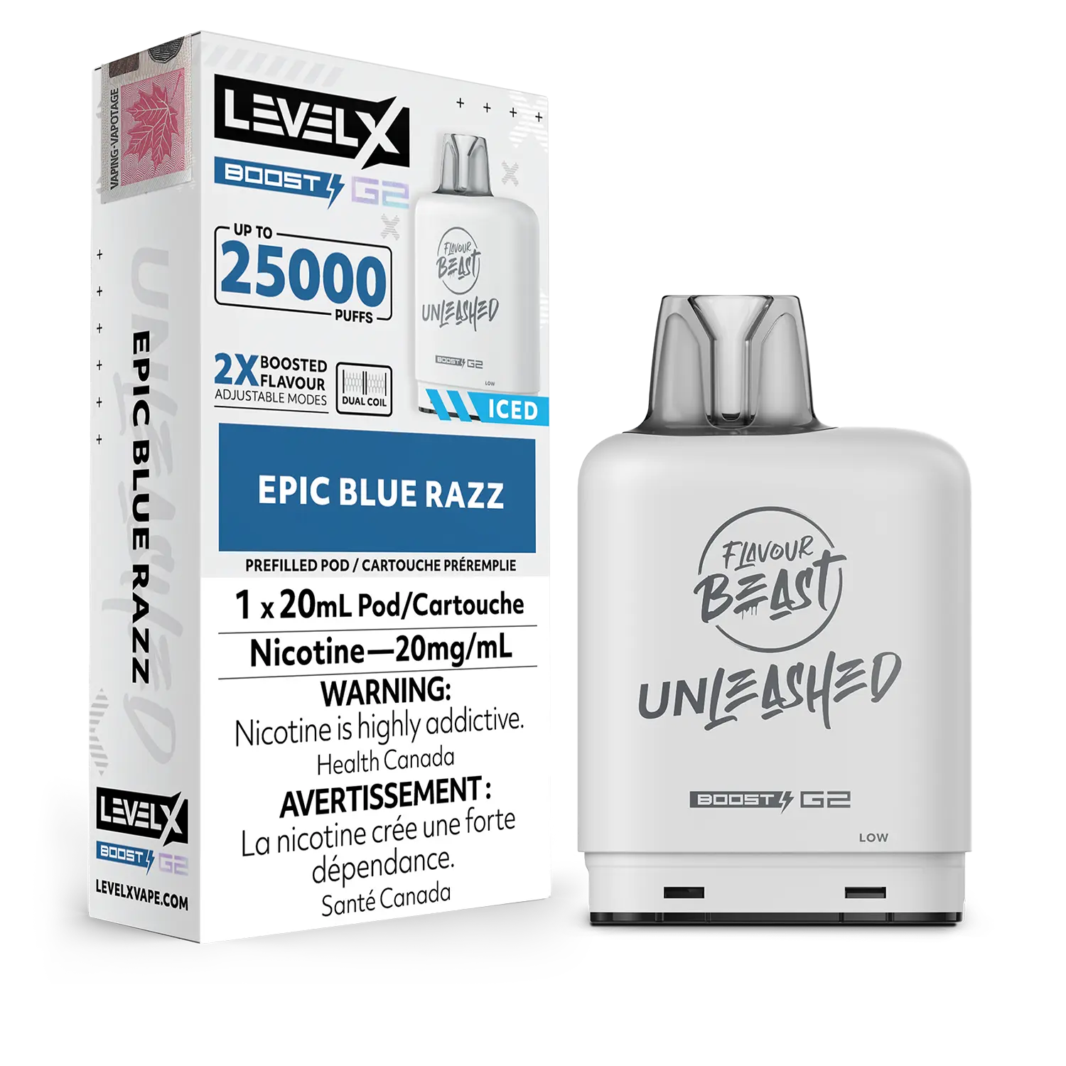 Level X - Flavour Beast Boost G2 Unleashed Pods 25K