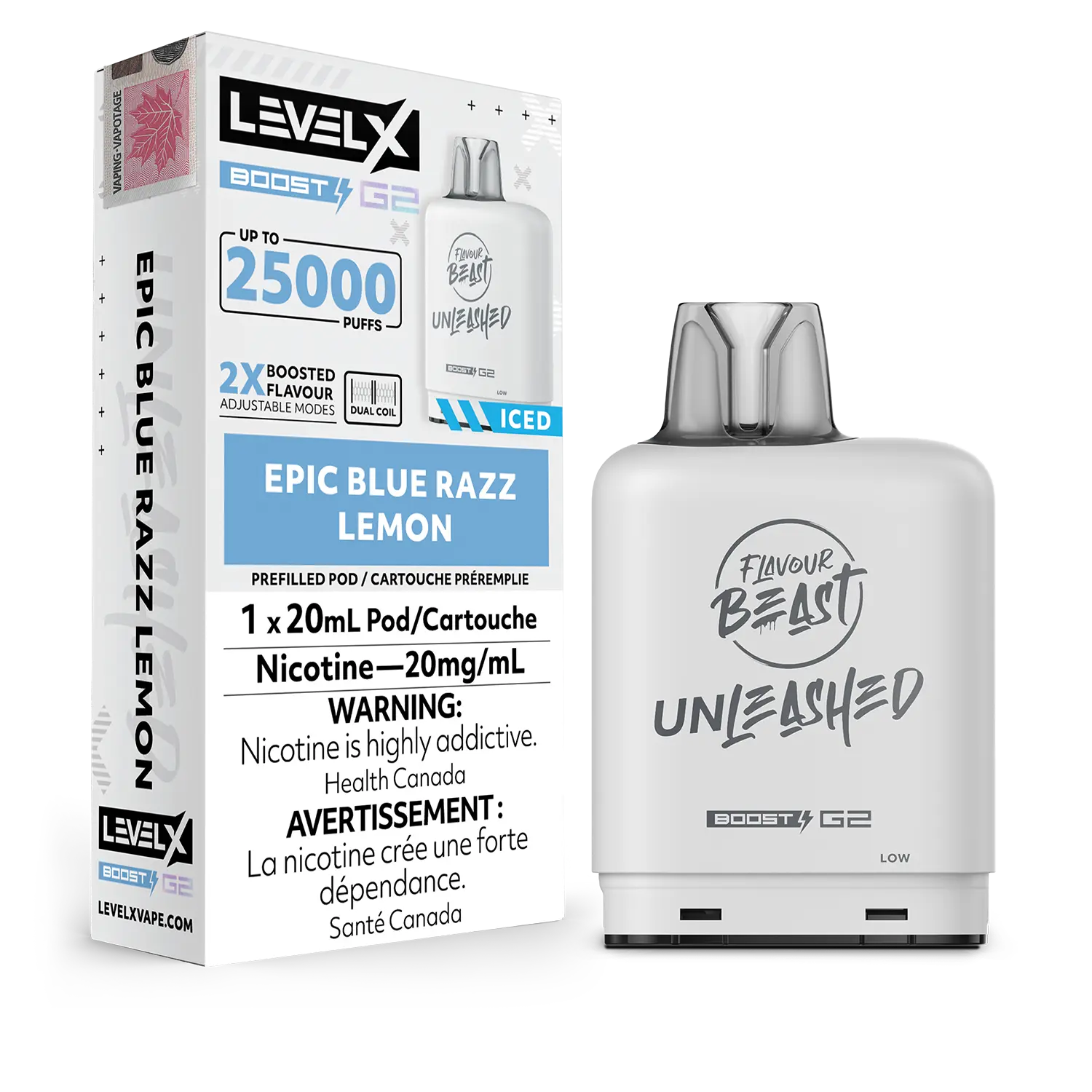 Level X - Flavour Beast Boost G2 Unleashed Pods 25K