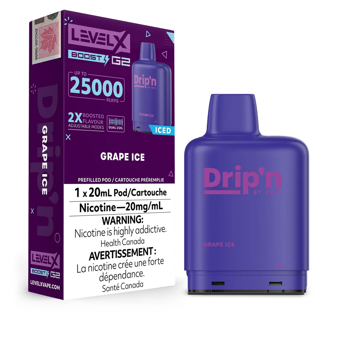 Level X - Drip'n Boost G2 Pods 25K