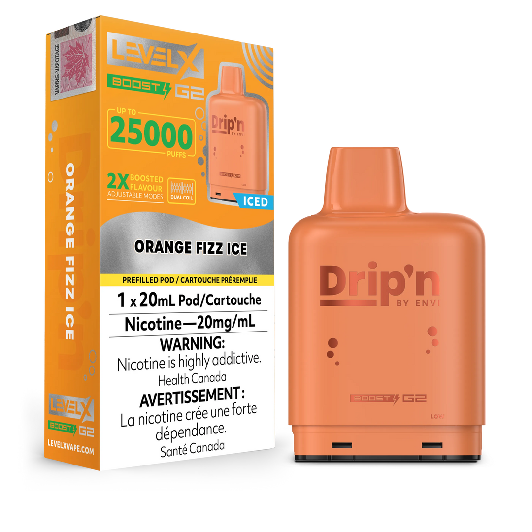 Level X - Drip'n Boost G2 Pods 25K