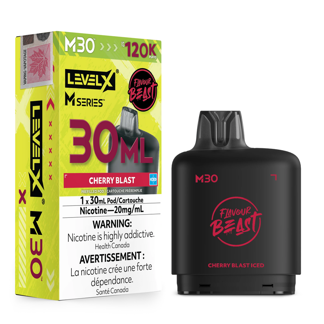 Blue Raspberry Cherry Level X M Series Pod 30mL 120K Pod