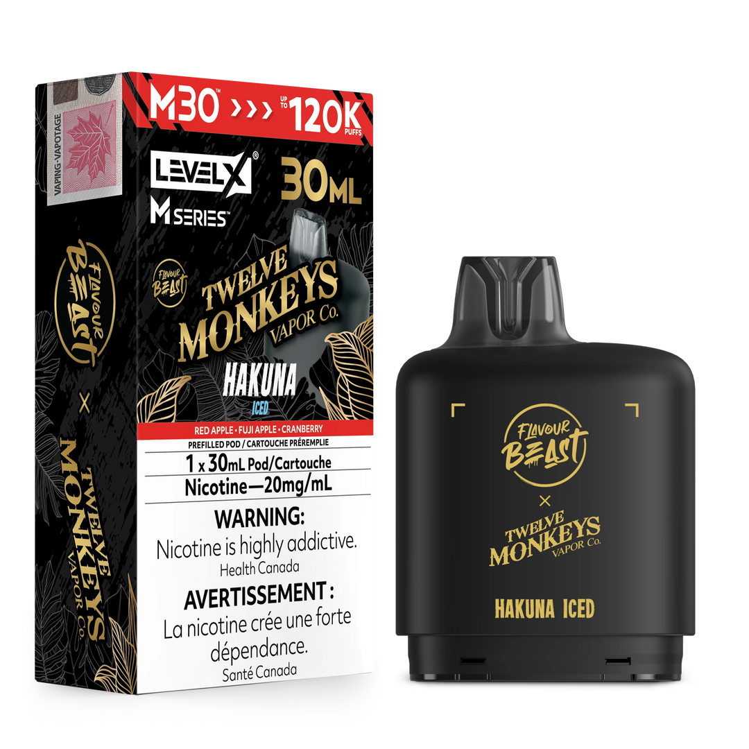 Hakuna Iced Level X M Series Pod 30mL 120K Pod
