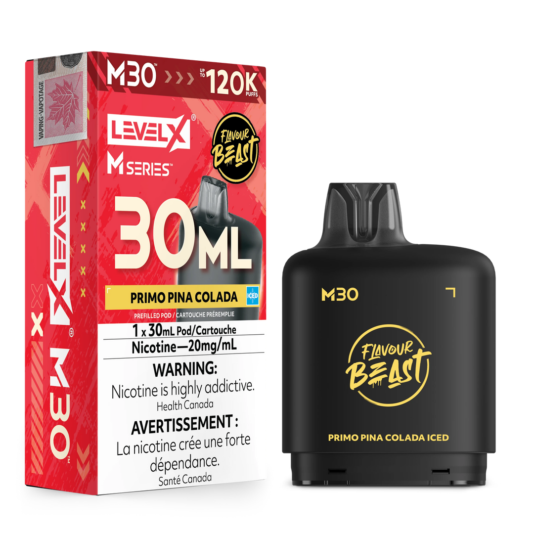Primo Pina Colada Iced Level X M Series Pod 30mL 120K Pod