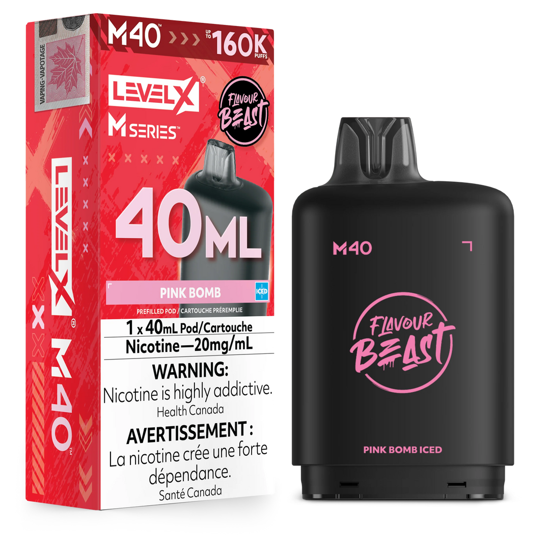 Pink Bomb Iced Level X M Series Pod 40mL 160K Pod