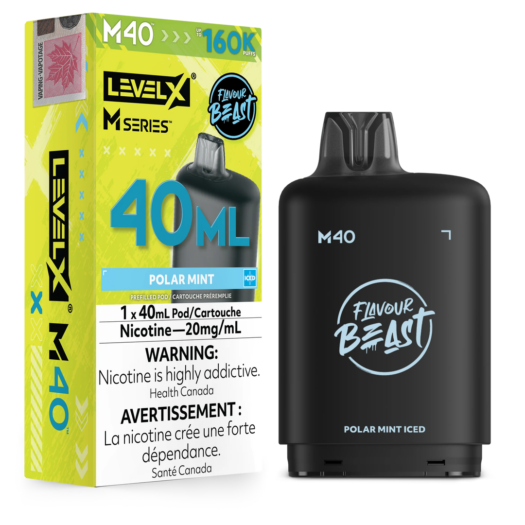 Polar Mint Iced Level X M Series Pod 40mL 160K Pod