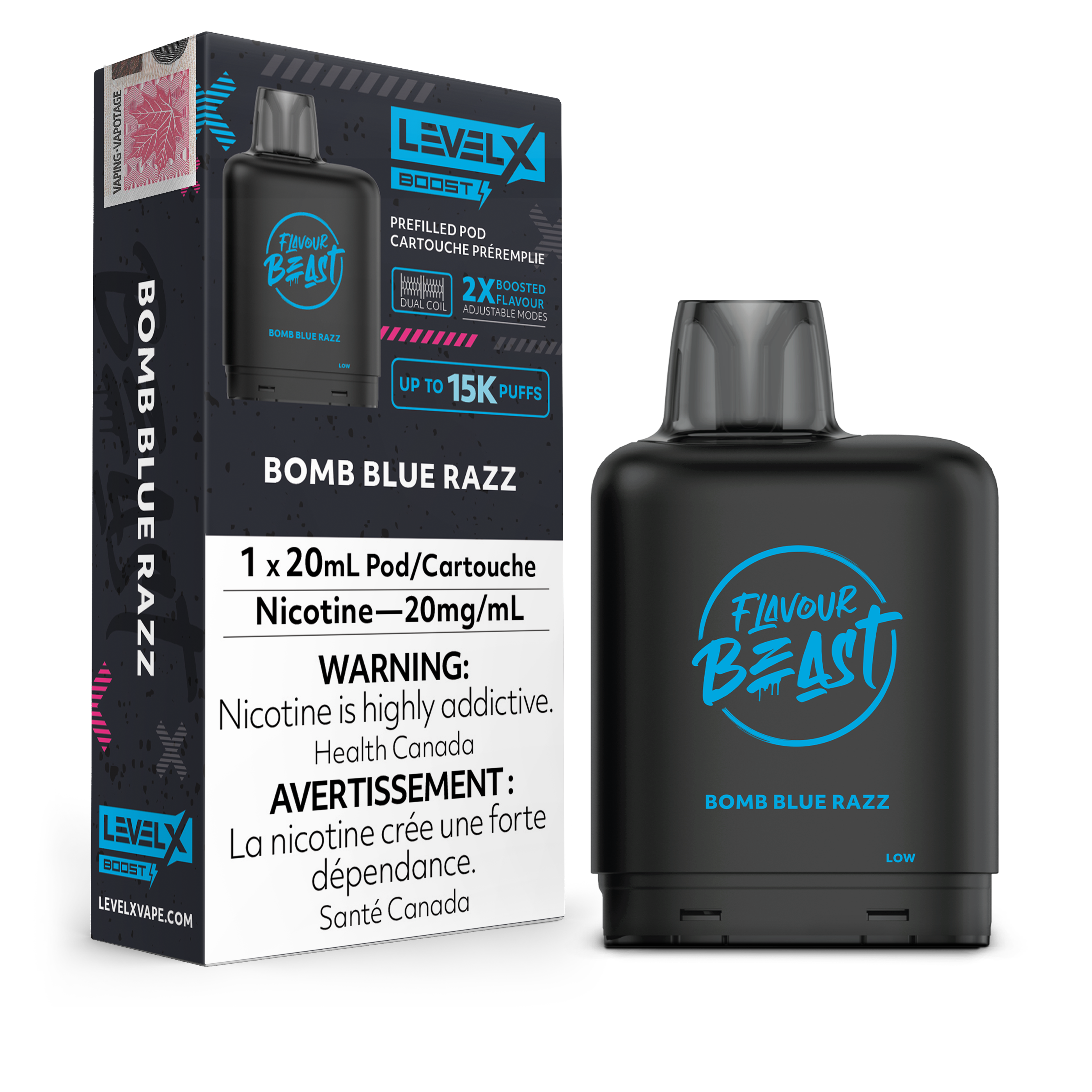 Level X - Flavour Beast Boost Pods (15k puffs) (FEDERAL)